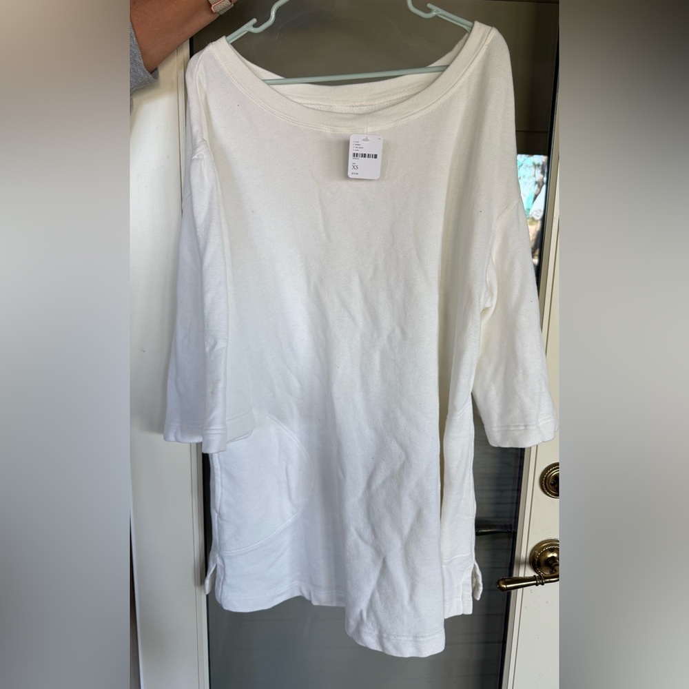 NWT Free People Oversized White Tee